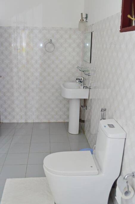 with shower