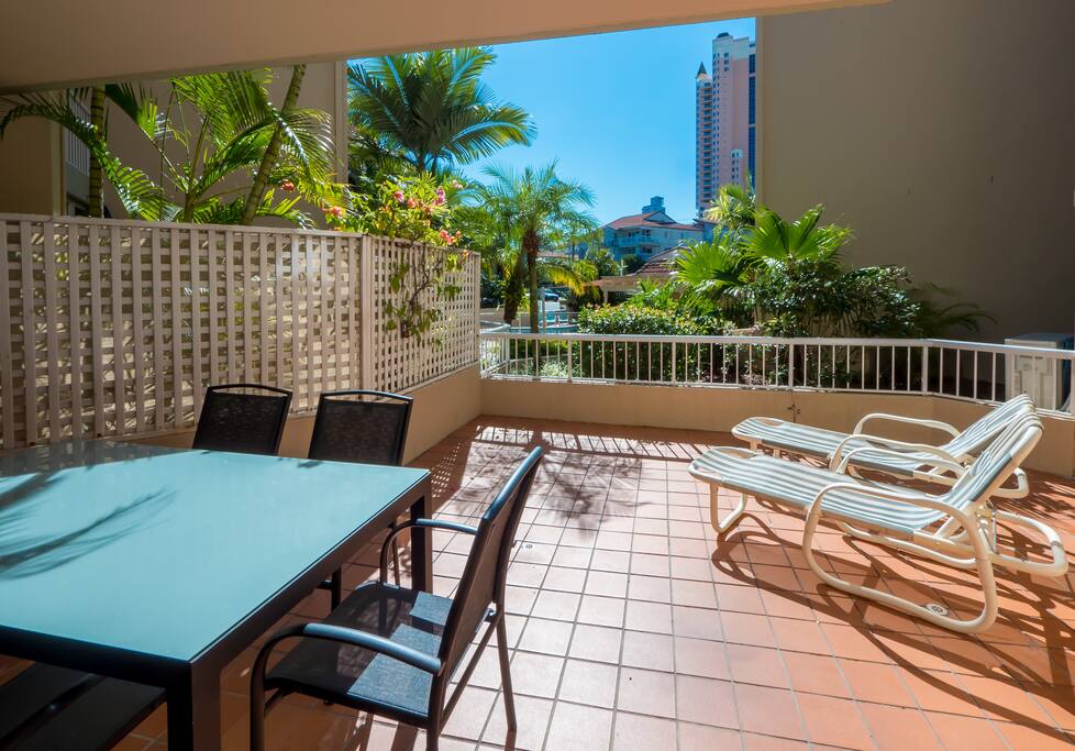 Balcony of One of our 2 bedroom Apartments