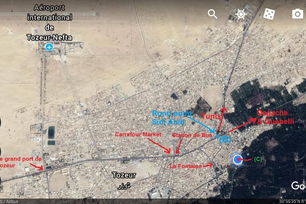 (2) Map with directions to the house