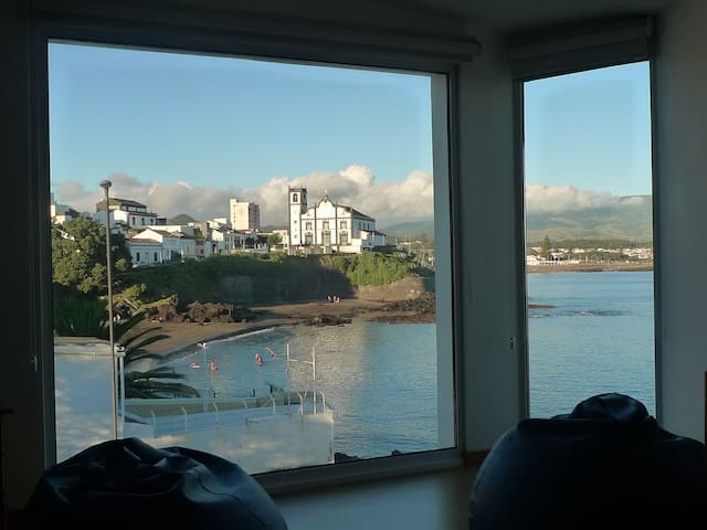 Beach view house!  nice restaurants. swimming area