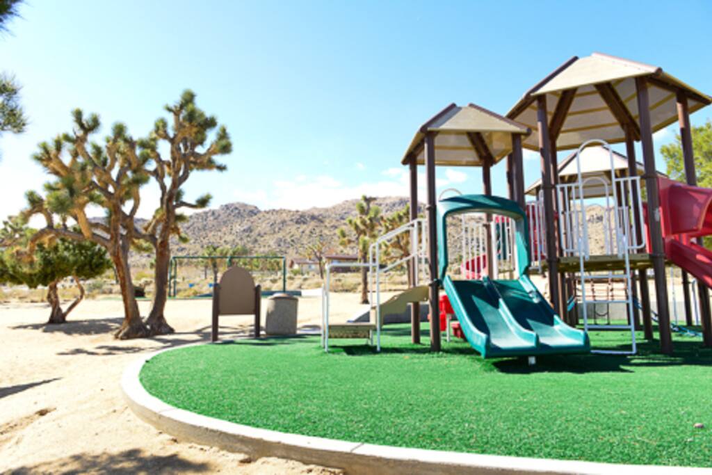 Neighborhood park, a short walk to the west.