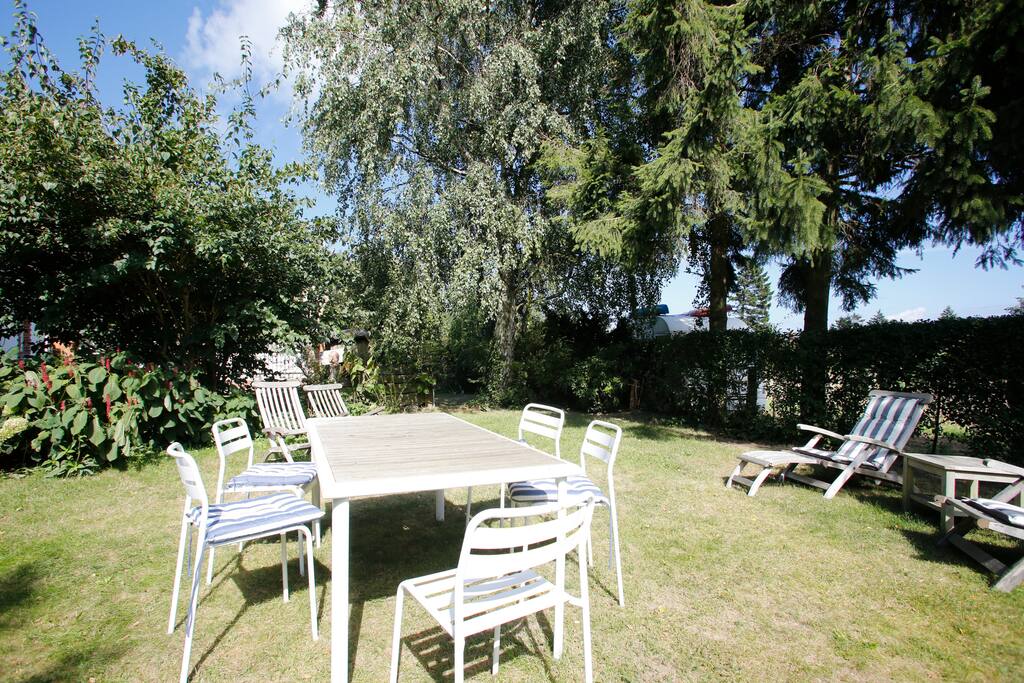 Der geschützte Gartenbereich