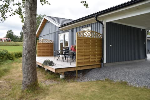 Accommodation close to nature in a modern apartment in Ed.