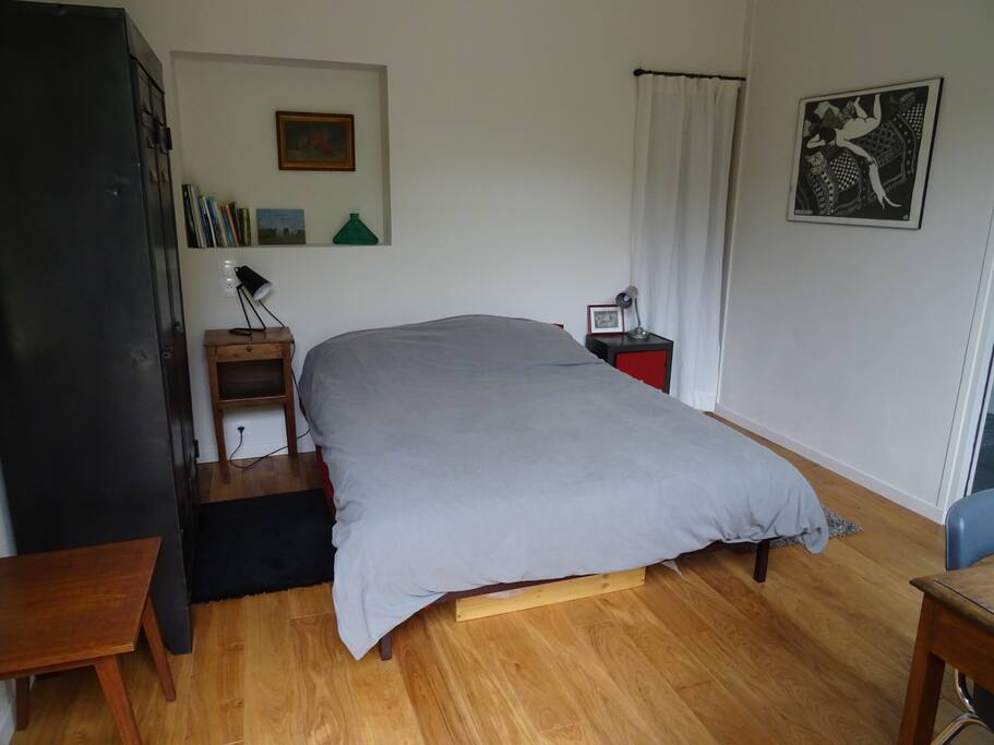 Chambre parquetée