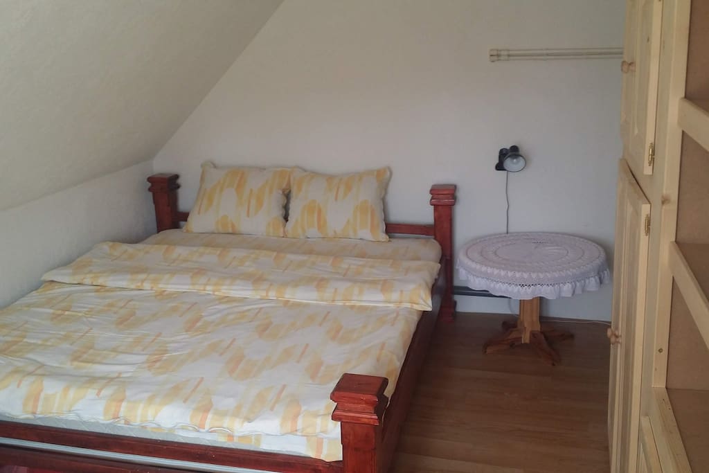 Bedroom, and first double-bed