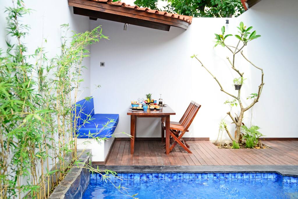 Private patio