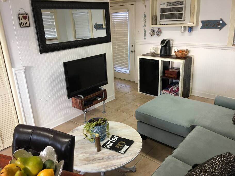 the tv stand coffee/minifridge station were handcrafted with love by me!!! enjoy them!