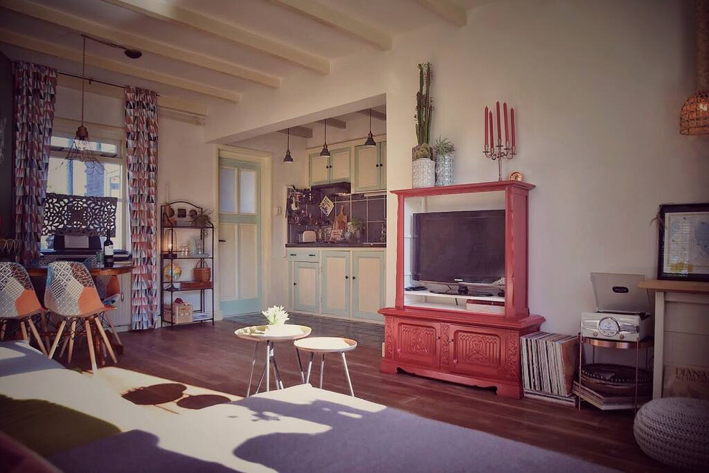 The atmosphere has been retained by the characteristic elements in combination with the mix & match interior.