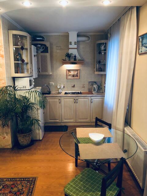 Cozy studio near European Square (Sky Park) light