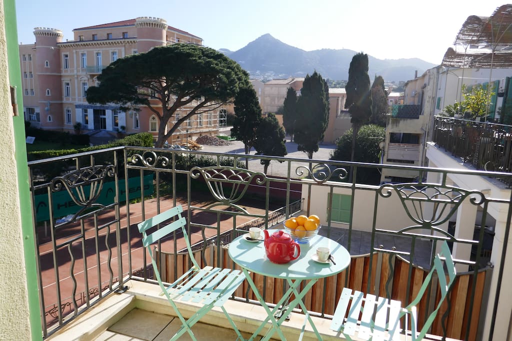 Balcon côté montagne