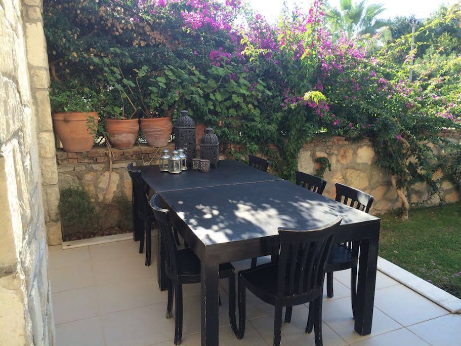 Dining area on the terracce