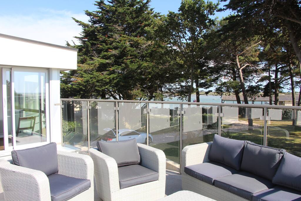 vue de la terrasse sur le jardin