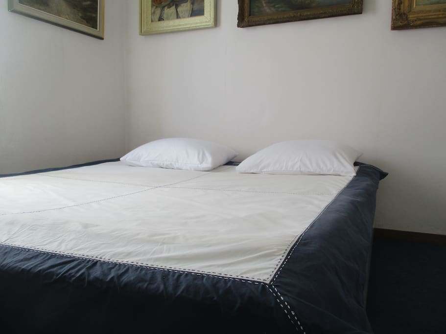 Room with bed