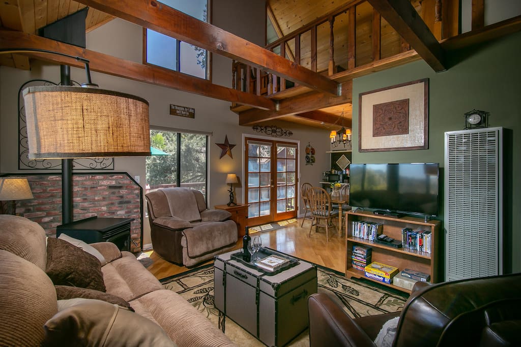 Family room and open loft.