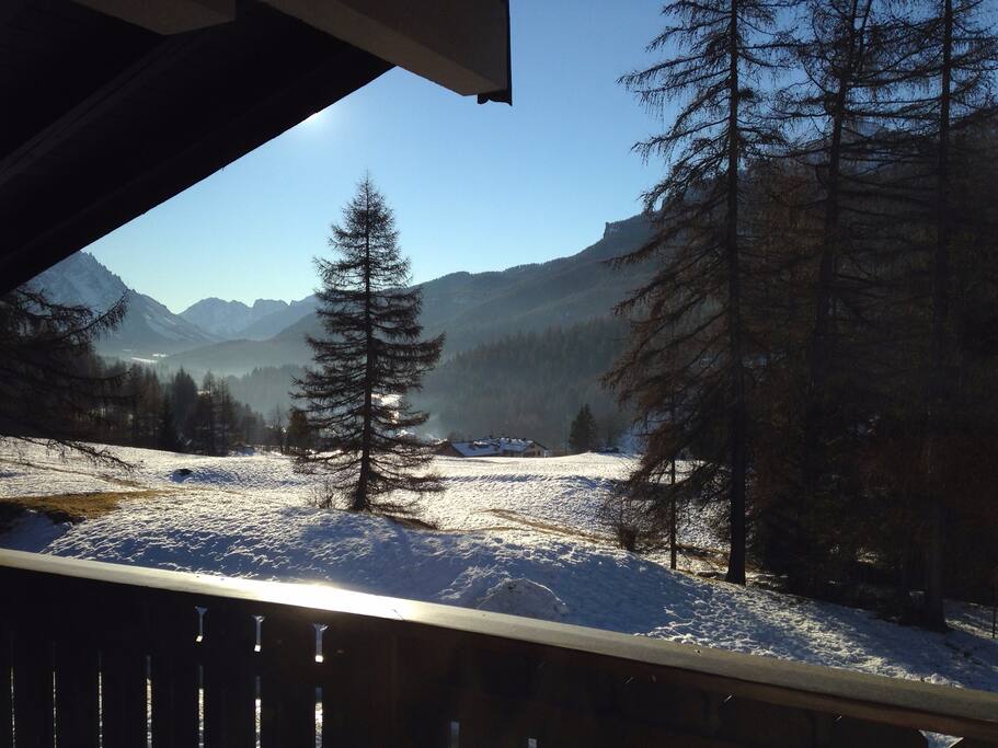 Vista dal terrazzo di casa