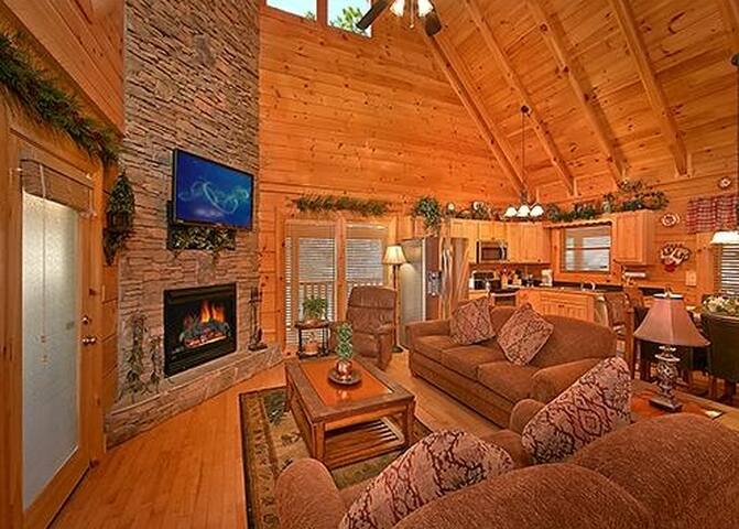 Luxury Cabin 2 2 In Outdoor Pool Great Location Ef Houses For