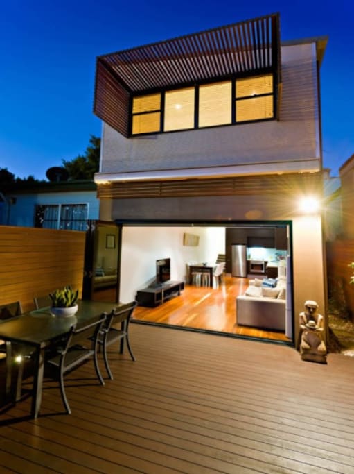 Open-plan living space.