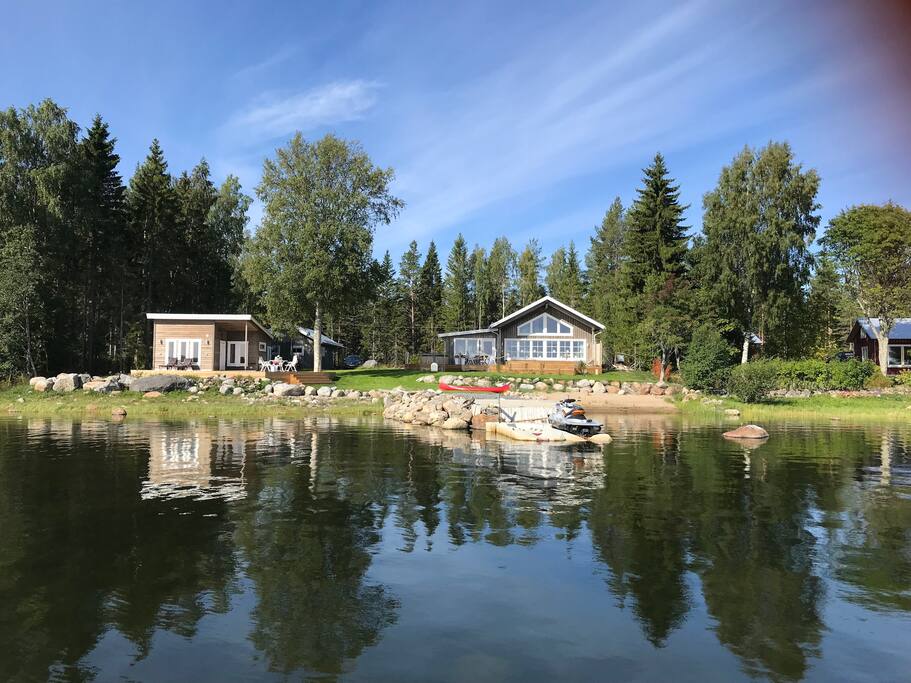 Huset sett från havet