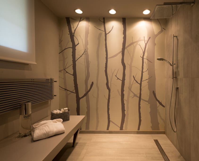 Bagno con zona relax suite