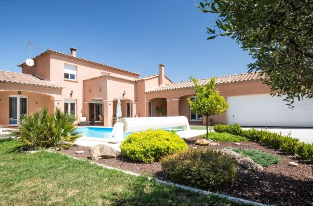 le jardin, la piscine