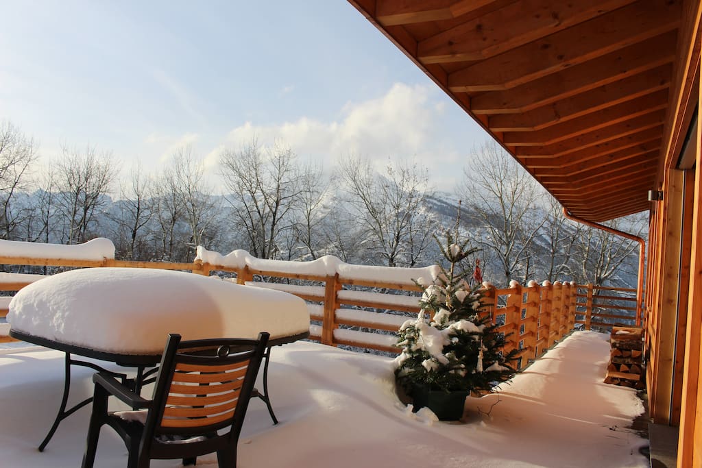 La terrasse "enneigée"