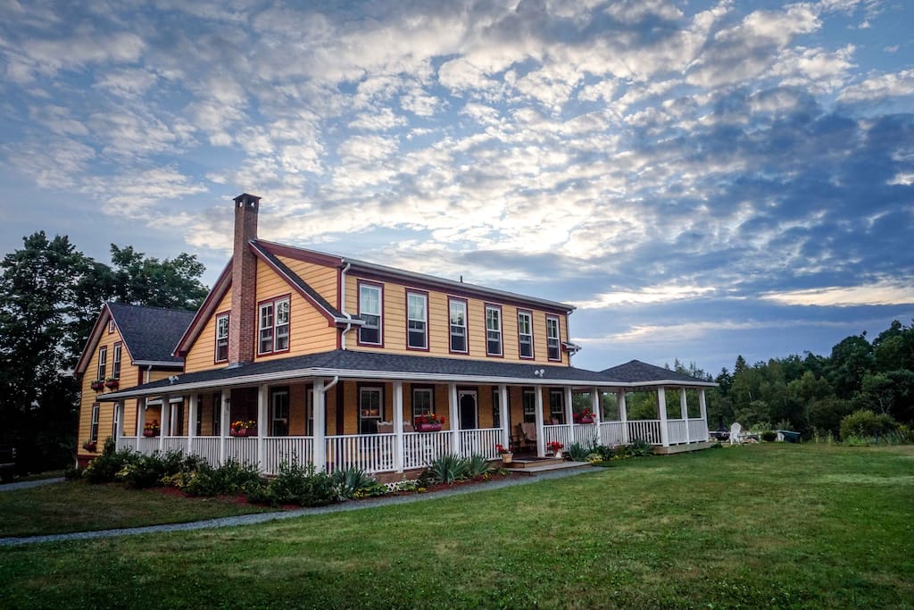 Our stunning property, in a secluded area in the middle of horse country in beautiful rural Nova Scotia.