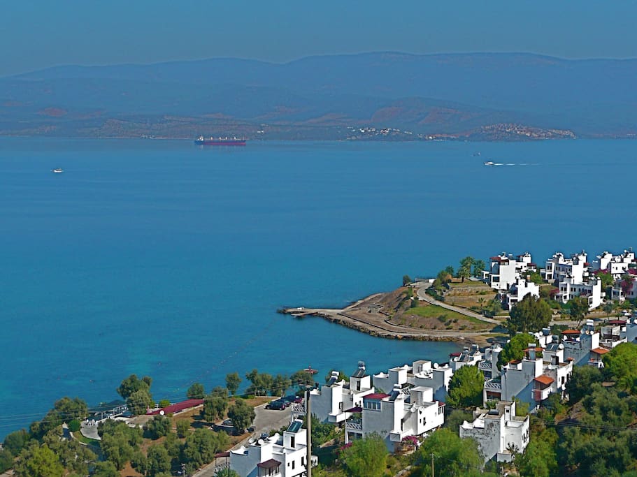 View of Gulluk Bay from the apartments