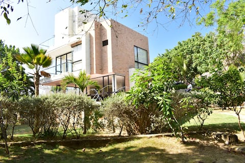Popular Airbnb listing: luxury house in Santa Veronica ocean view wifi in Juan De Acosta