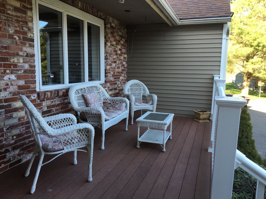 Front porch for relaxing