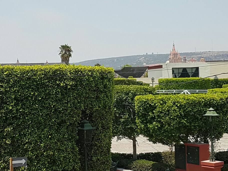 View of Parrochia de San Miguel from one of the balconies.