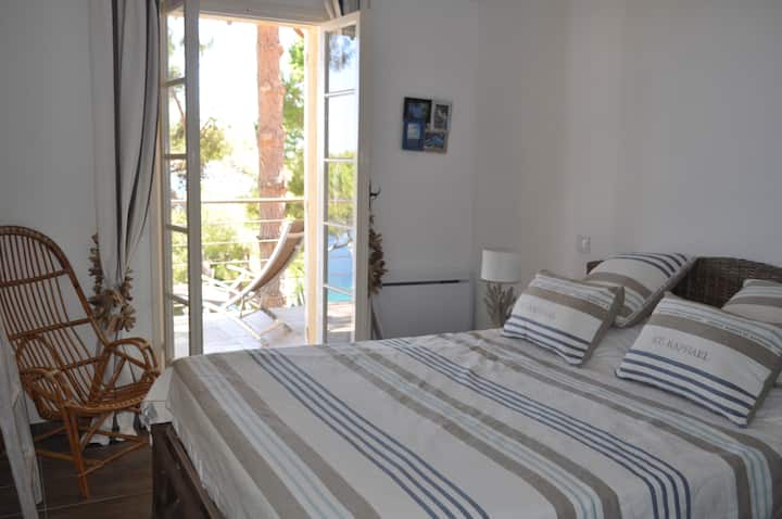 חדר שינה מס '2 עם נוף לים