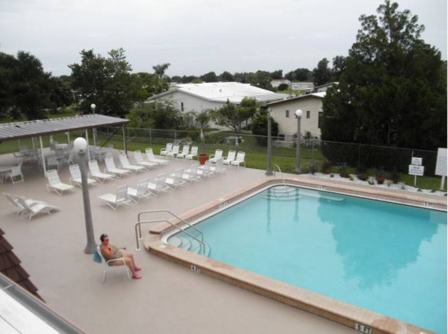 Two heated pools in the park