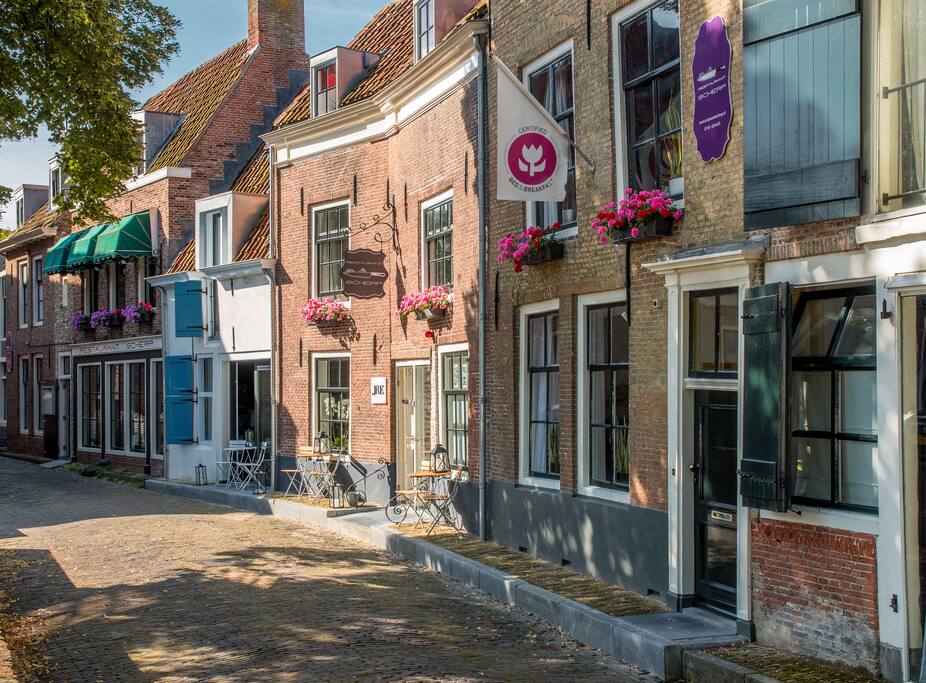 Our B&B in the middle of the town centre