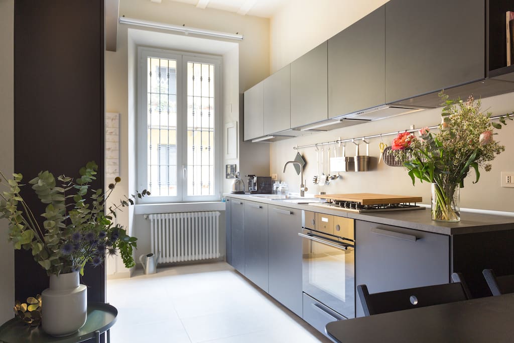 The equipped kitchen