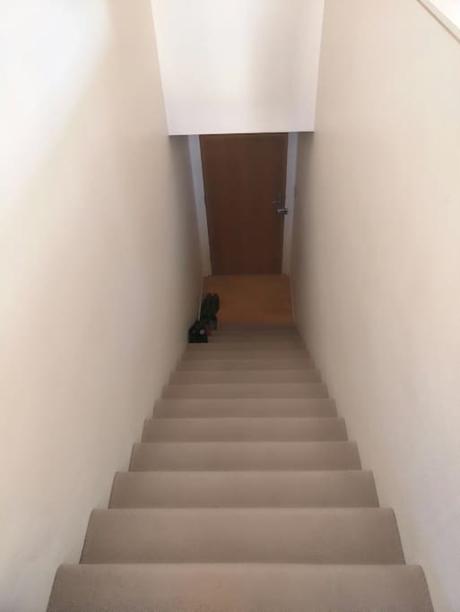 Stairway when you enter our home