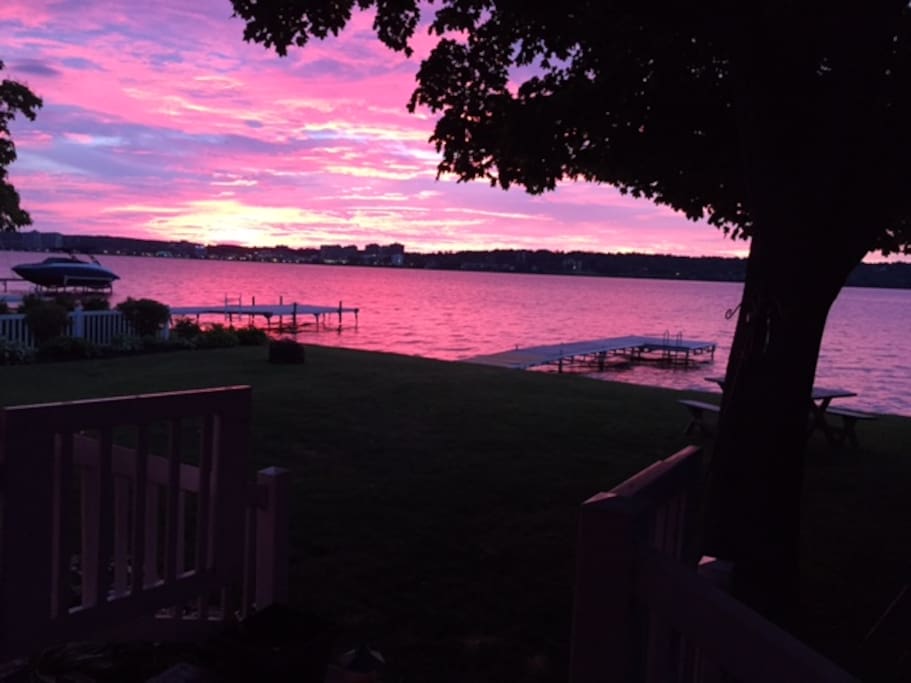 Amazing Sunsets on your private dock!