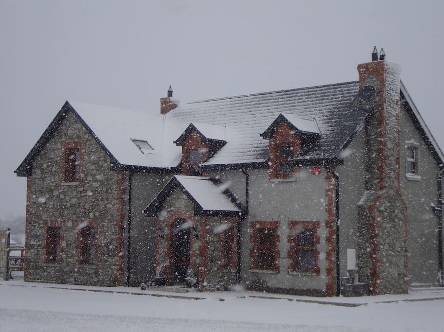 a winters tale setting, honey it's cold outside, but warm stove fire cosy.
