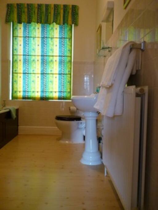 Your own Bathroom with bath, shower and toilet
