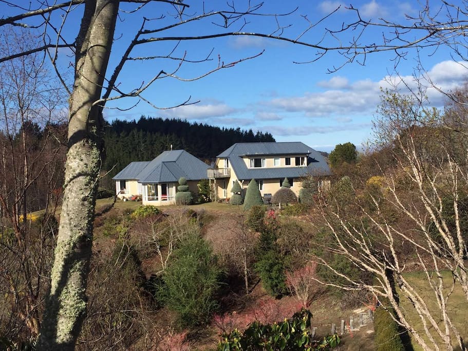 View of the house from top of the garden