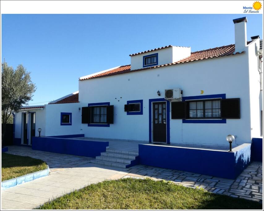 Back view of the house