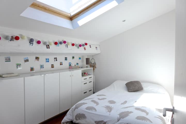 Chambre 3 en duplex, lit 140
