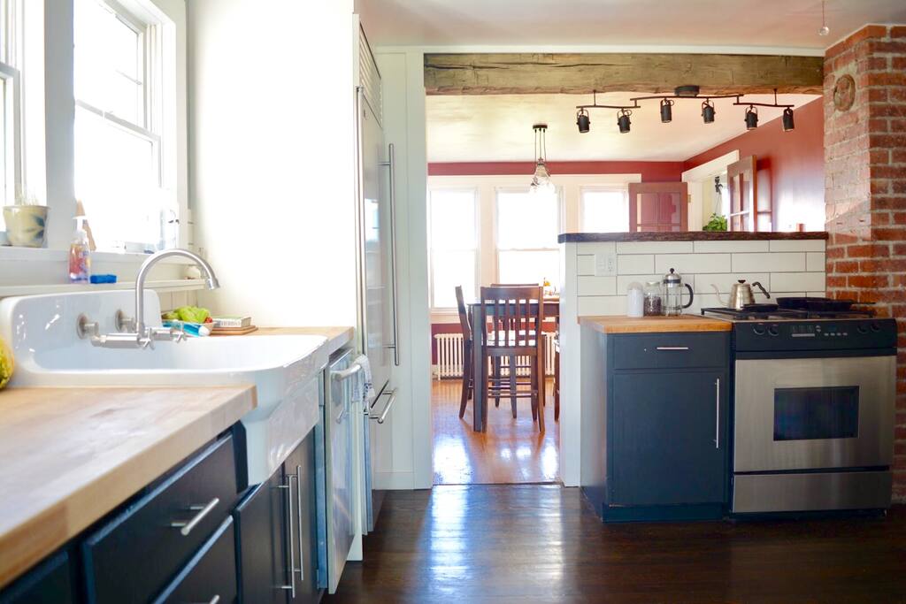 Kitchen facing Dining Room