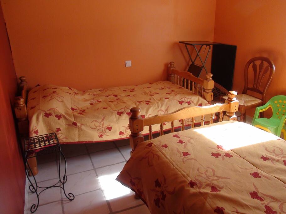 Chambre lits jumeaux
