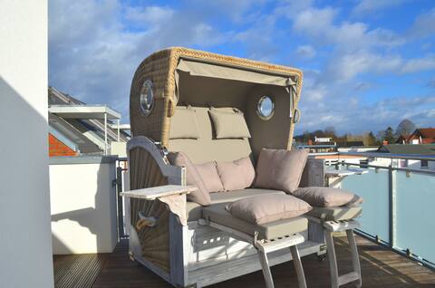 Penthouse Meerzeit 2 SZ Kellenhusen mit Strandkorb