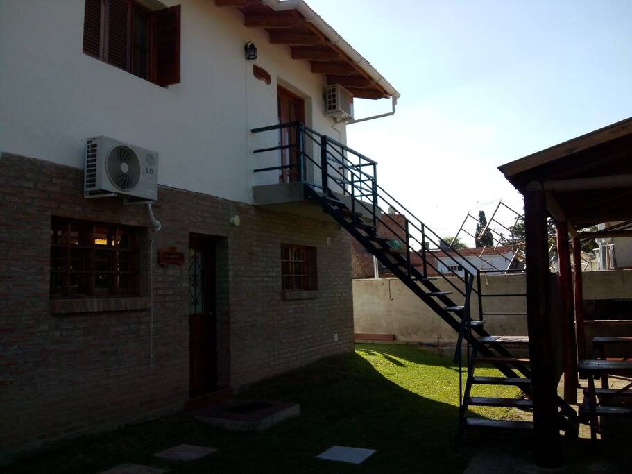 ingreso con escalera