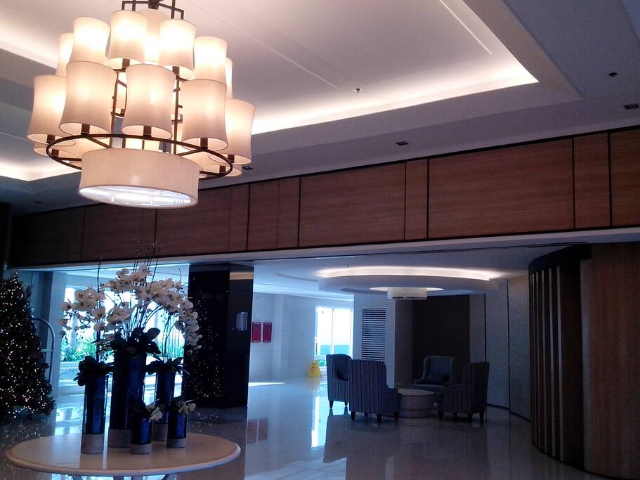 airconditioned reception and lobby