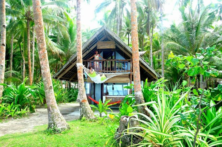Siargao Skatefarm Beachfront House in Salvacion