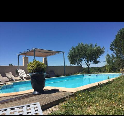 Villa 6 bedrooms +1 mezzanine heated pool
