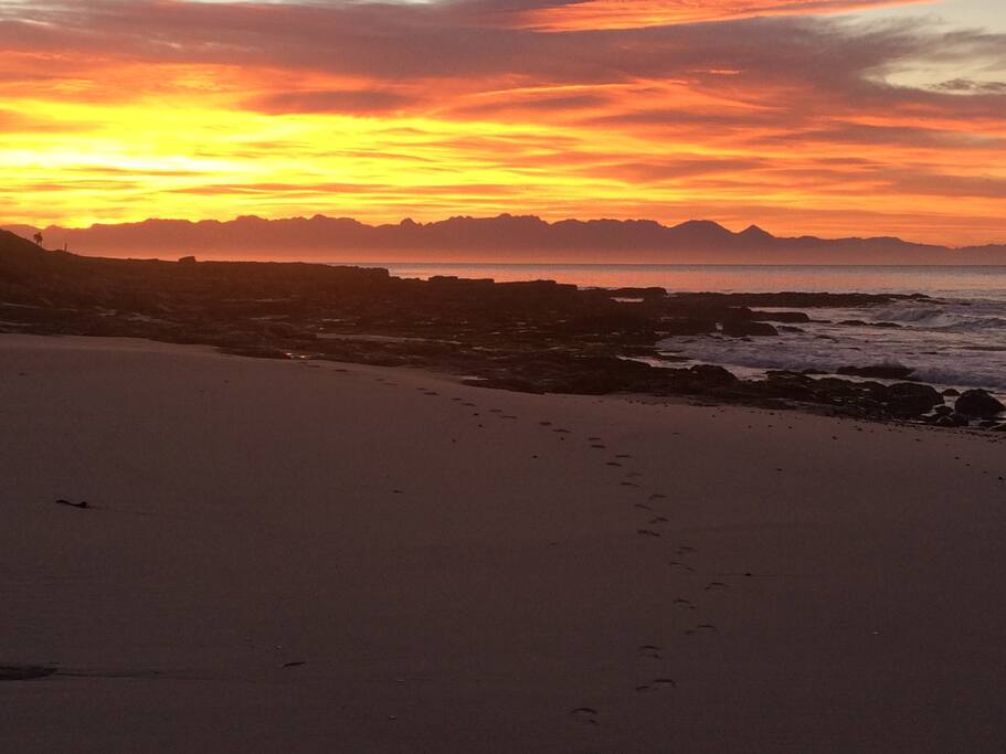 Sunrise with coffee