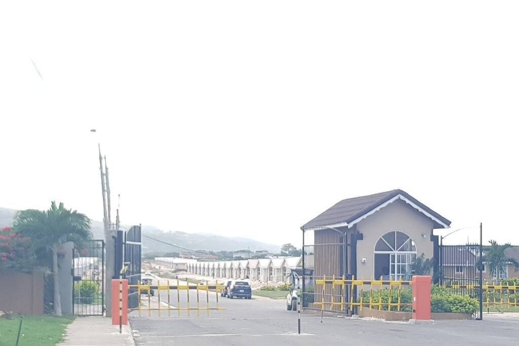 Front gate manned by 24 hour security.